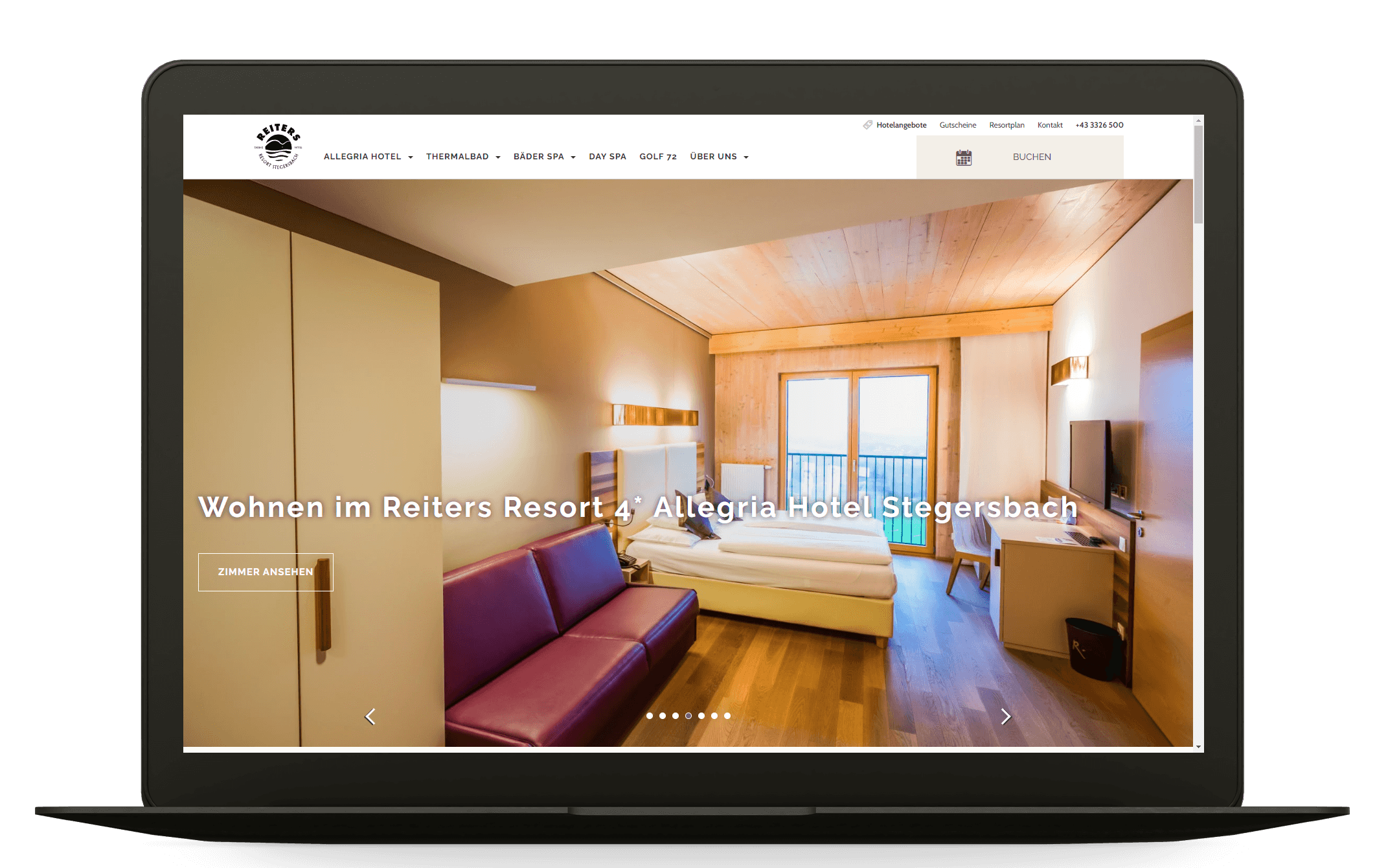 Reiters Hotelwebsite